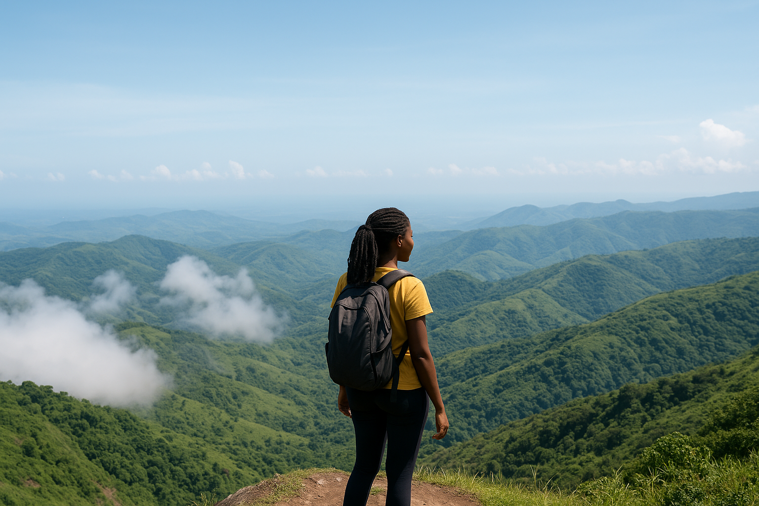 Mountain hiking adventure